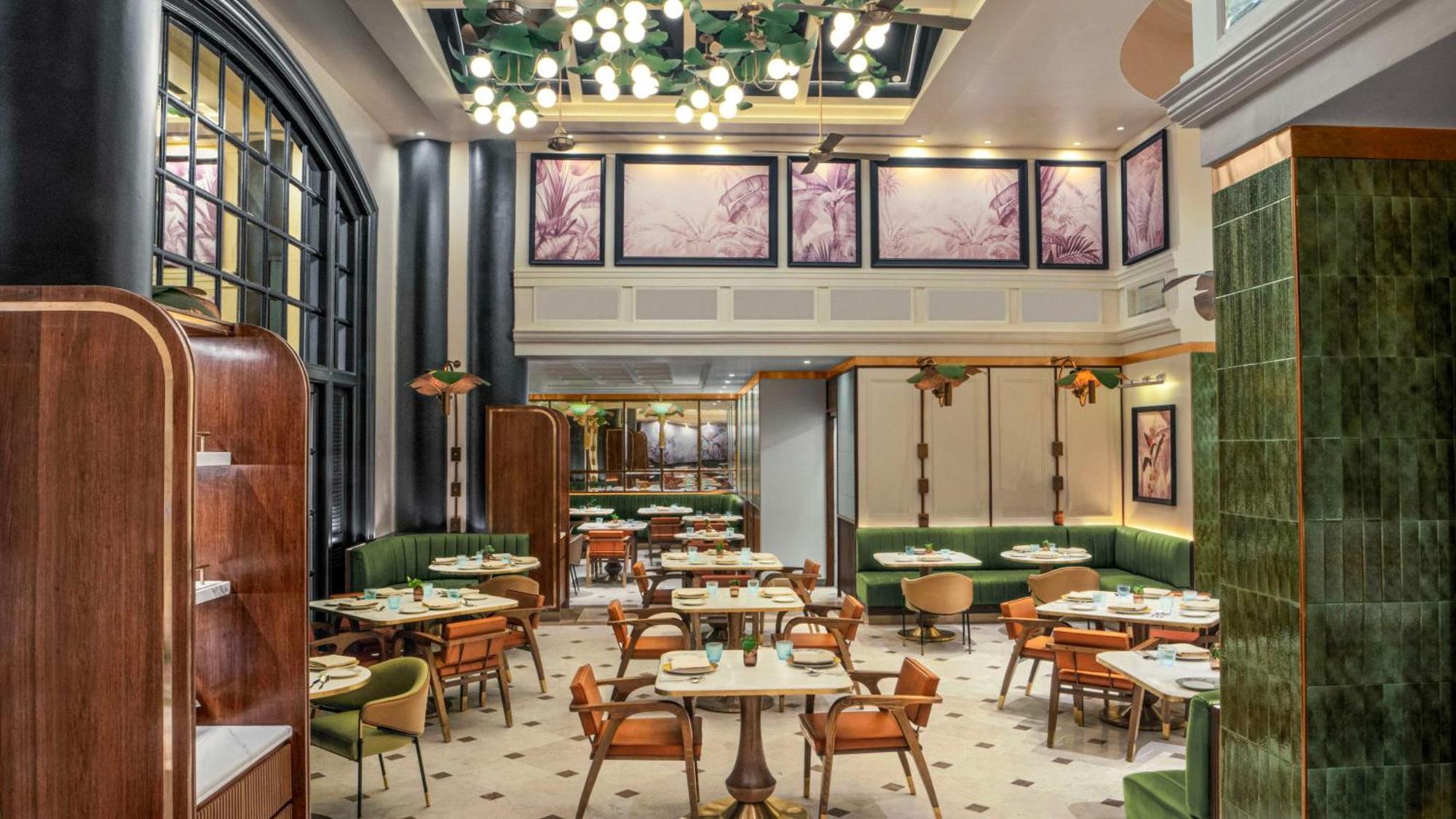 Hilton Mumbai International Airport Hotel Екстер'єр фото The interior of the restaurant